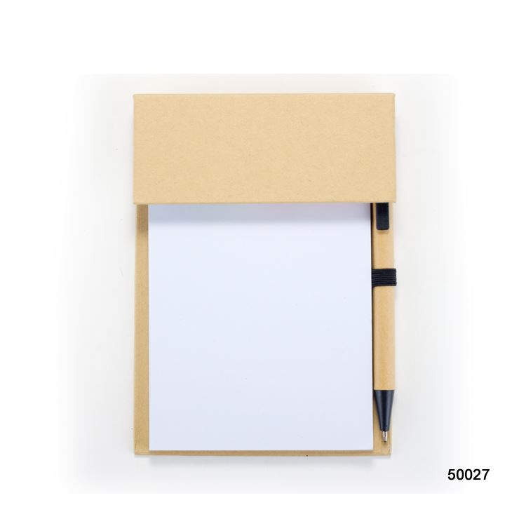 Kraft Paper Hardcover Memo Pad Set